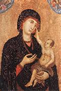 Duccio di Buoninsegna Madonna with Child and Two Angels (Crevole Madonna) dfg china oil painting artist